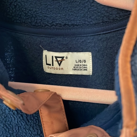 Liv Aztek Pullover large Orange, blue, brown - Picture 4 of 6